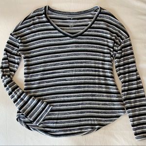 AE soft & sexy long sleeve striped shirt